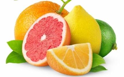 Vitamine in agrumi per la potenza maschile