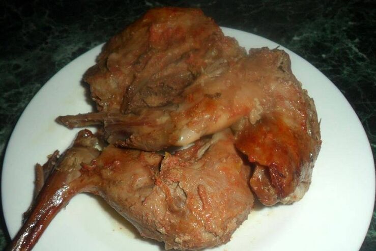 Carne di coniglio per aumentare la potenza